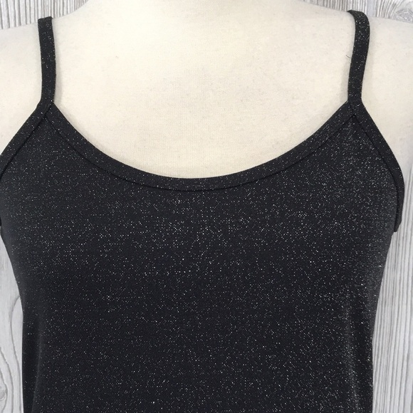 VINTAGE Land ‘N Sea Black Metallic Long Dress Size Small - Picture 10 of 13